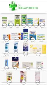 Product wall De Huisapotheek
